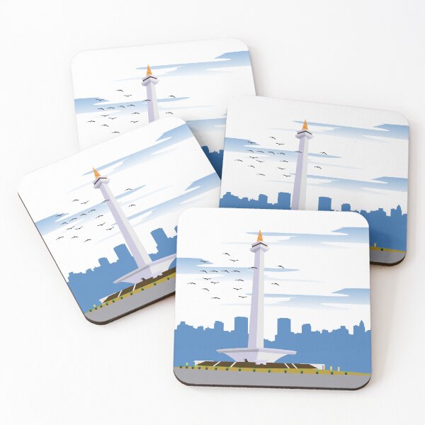 Item preview, Monas Monument Jakarta Landmark Design - Vector Art designed and sold by andriassaputro.