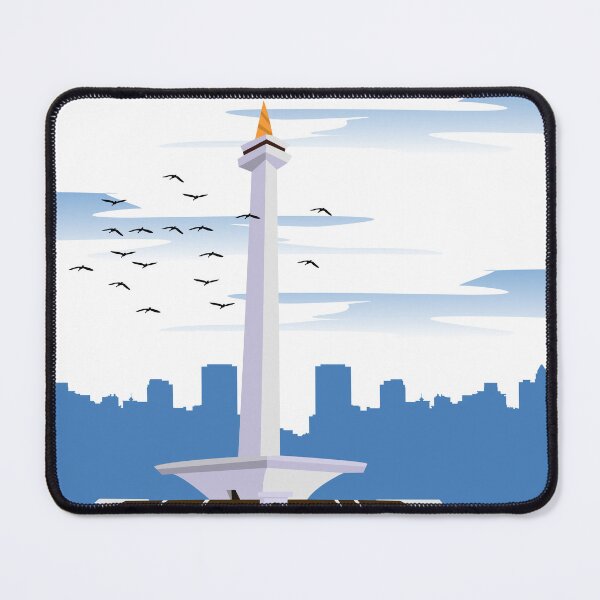 Item preview, Monas Monument Jakarta Landmark Design - Vector Art designed and sold by andriassaputro.
