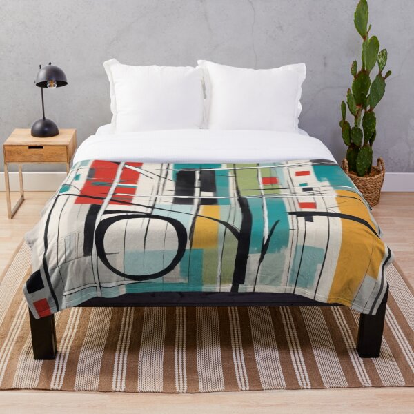 Item preview, Modern Abstract Graffiti Art – Urban Geometric Lines & Bold Colors designed and sold by SparkyBamBam.