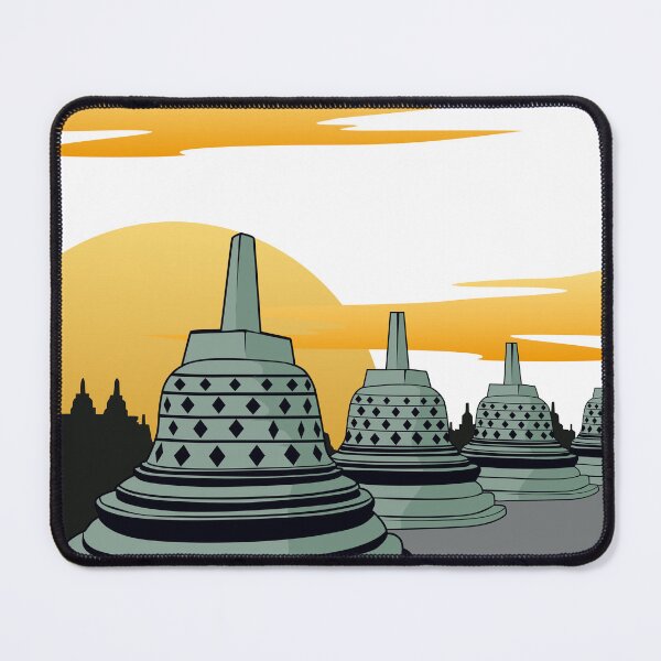 Item preview, Borobudur Temple Landmark Design Vector designed and sold by andriassaputro.