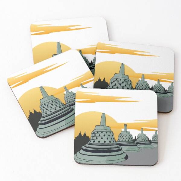 Item preview, Borobudur Temple Landmark Design Vector designed and sold by andriassaputro.