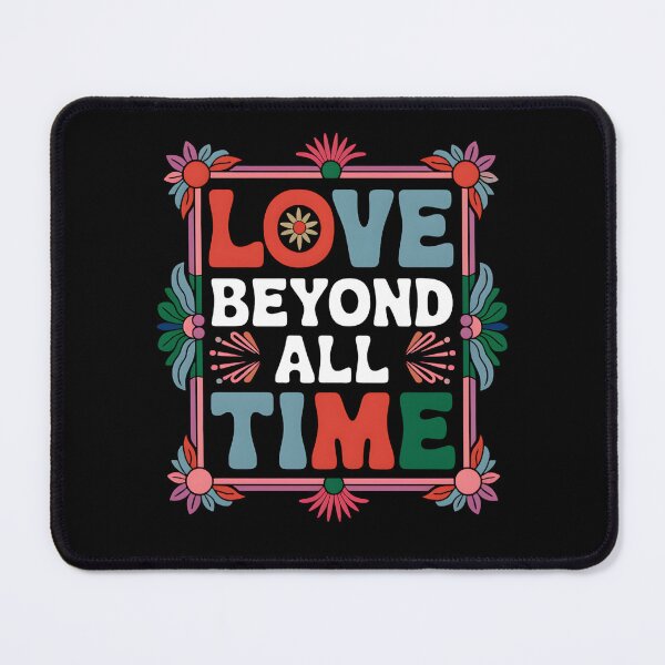 Item preview, Love Beyond All Time Floral Typography designed and sold by Taans-Creation.