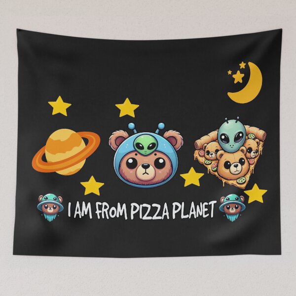 Item preview, Planet Bear Pizza designed and sold by TeddybearClub.