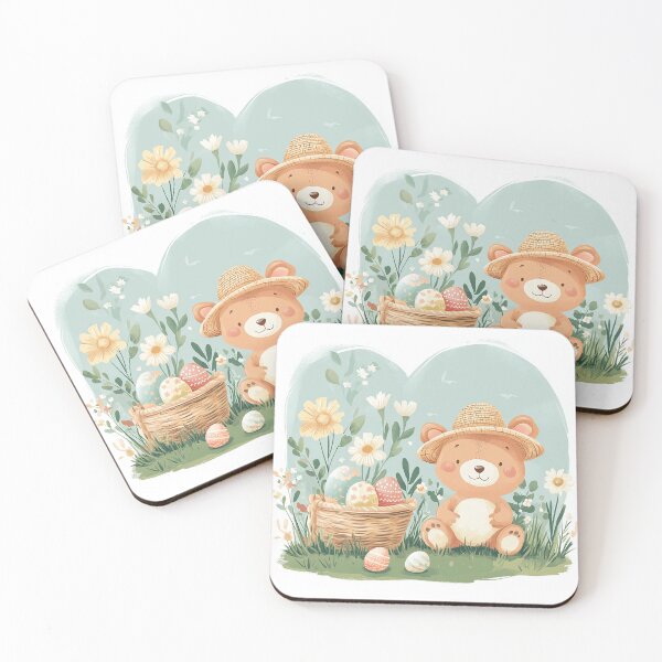 Item preview, Easter World with a Cute Rabbit designed and sold by NelenaArt.