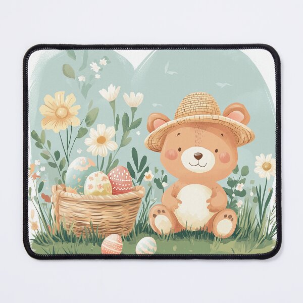 Item preview, Easter World with a Cute Rabbit designed and sold by NelenaArt.
