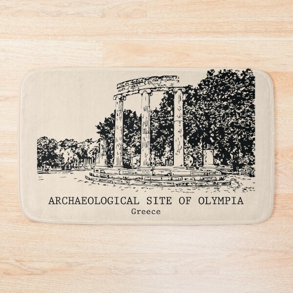 Artikelvorschau, Archäologische Stätte von Olympia – Griechenland entworfen und verkauft von Lakeric Cityscapes.