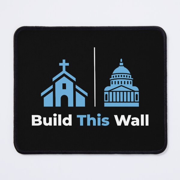 Item preview, Build This Wall Separation of Church and State Activist  designed and sold by The Junto Shop.