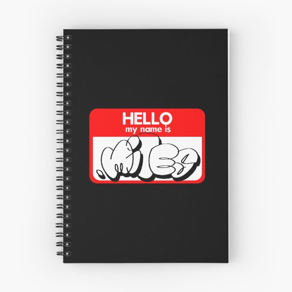 Item preview, "Hello My Name is Miles – Funny Name Tag Design & Personalized Gift" designed and sold by artworkathome.