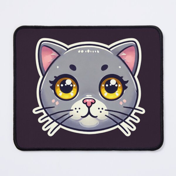 Item preview, Chartreux Cat Head designed and sold by ArtistEmbrace.