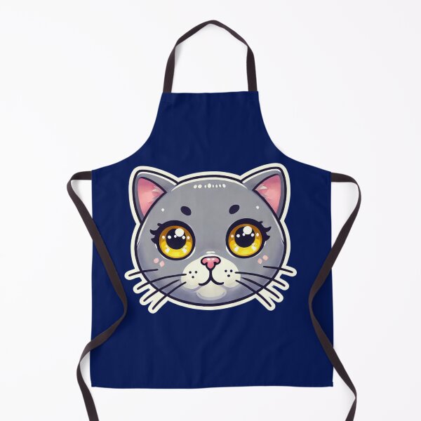 Item preview, Chartreux Cat Head  designed and sold by ArtistEmbrace.