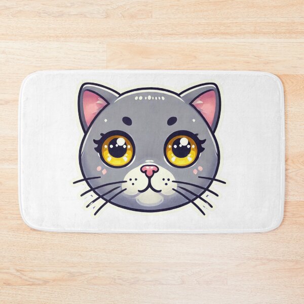 Item preview, Chartreux Cat Head  designed and sold by ArtistEmbrace.