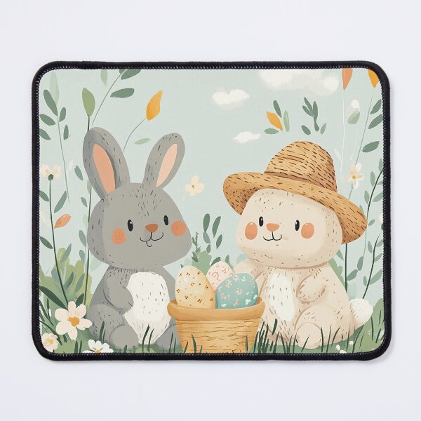 Item preview, Easter Inspiration: Bunny and Blooms designed and sold by NelenaArt.