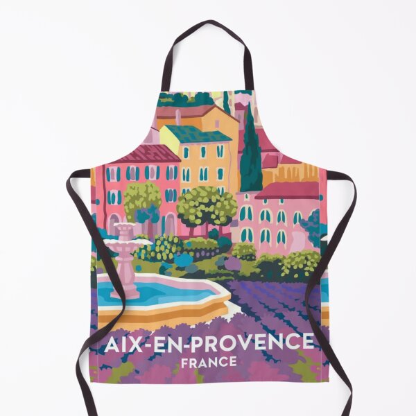 Item preview, Aix-en-Provence, France. Vibrant Colorful StreetScape Travel Poster :  Abstract Art By Carraann  designed and sold by CARRAANN.