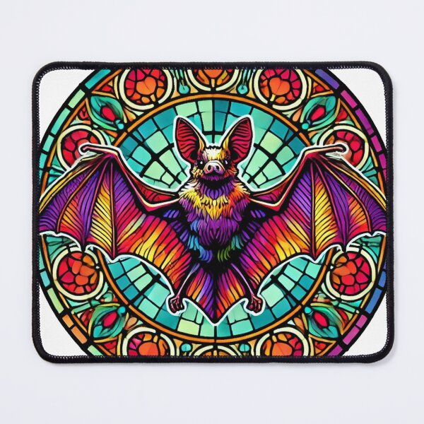 Item preview, stained glass bat 2 designed and sold by annacraftworld.