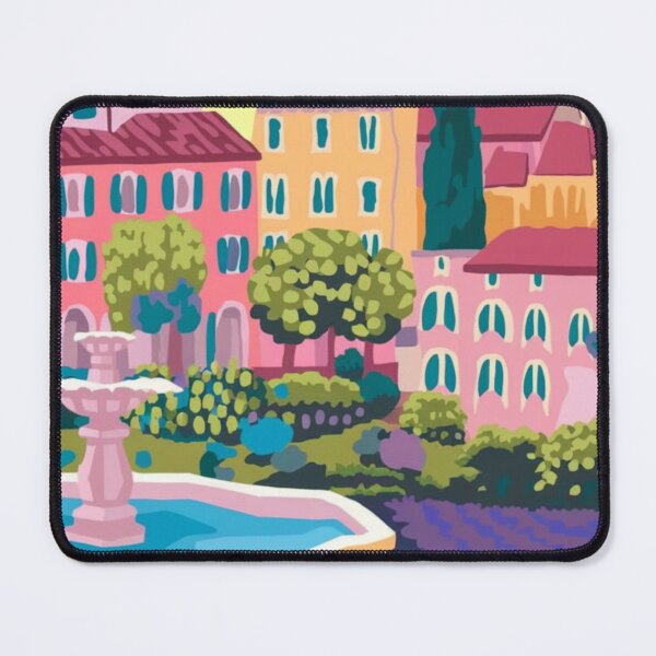 Item preview, Aix-en-Provence, France. Vibrant Colorful StreetScape Travel Poster :  Abstract Art By Carraann  designed and sold by CARRAANN.