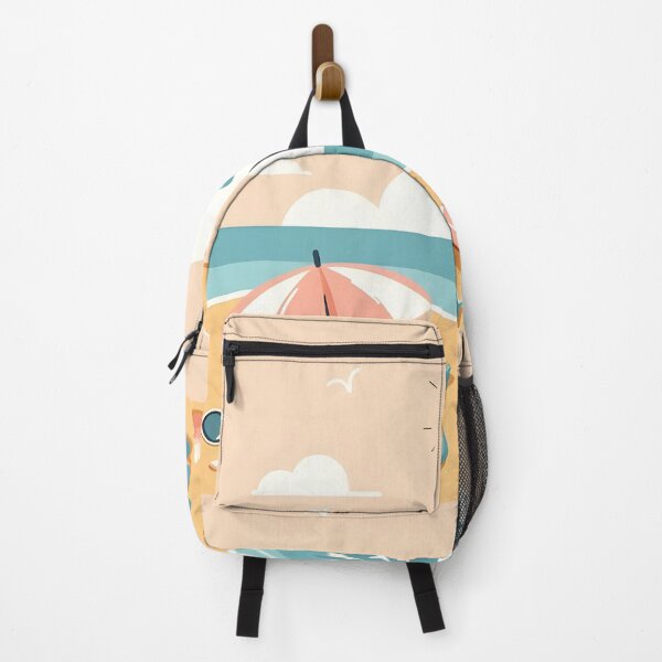 Item preview, Minimalist Clipart-Style Summer Beach Time Illustration designed and sold by inkNext.