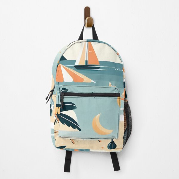 Item preview, Minimalist Clipart-Style Seaside Summer Vibe Illustration designed and sold by inkNext.
