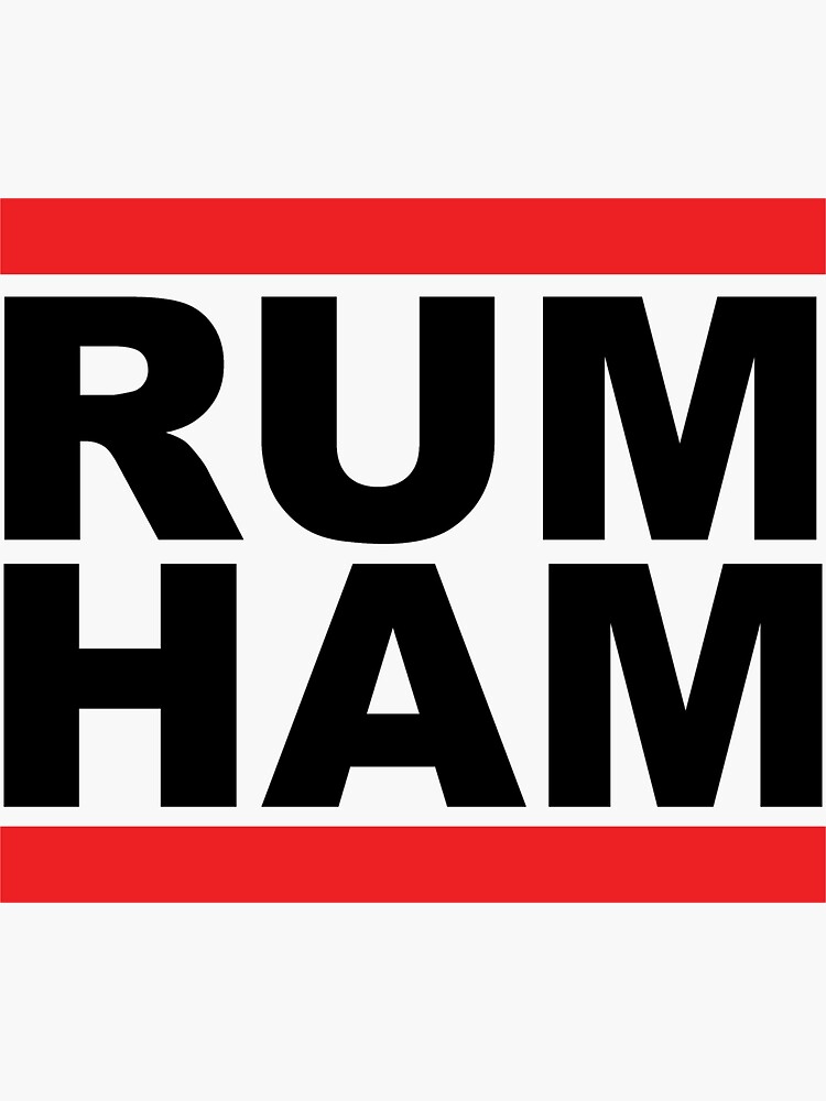 "rum ham" Sticker for Sale by Shar Pie Redbubble