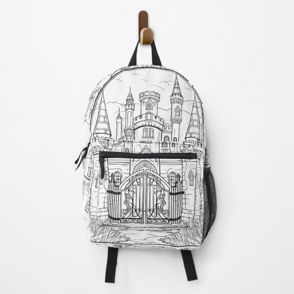 Item preview, Fantasy Castle #9 Coloring Page Pattern designed and sold by DavidColoring.