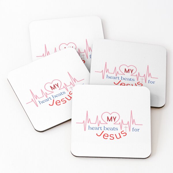 Item preview, My heart Beats for Jesus designed and sold by BlessedHandsDesigns.