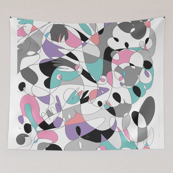 Item preview, Absrtact art helping hands designed and sold by tqueen.