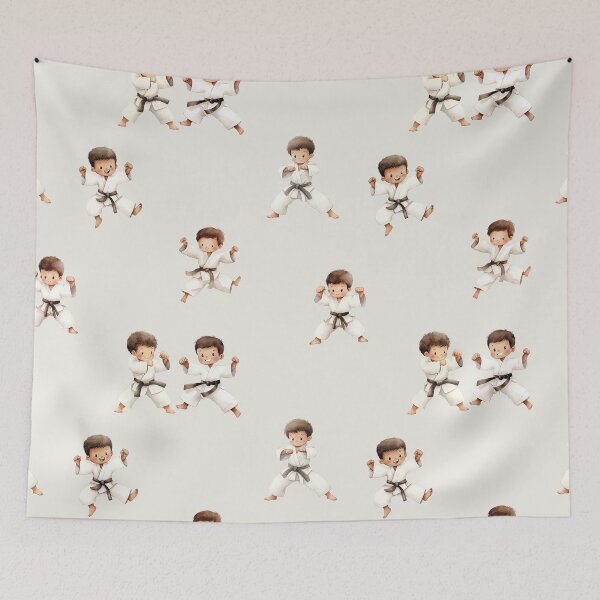 Item preview, Karate Boys. taekwondo defense sport. martial arts toddlers designed and sold by Milatoo.
