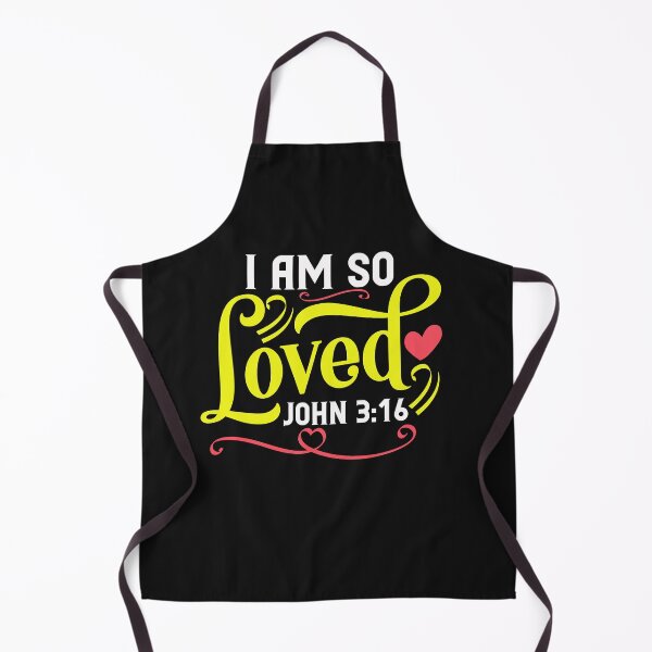 Item preview, I Am So Loved Groovy Bible Verse John 3:16 designed and sold by Roland1980.