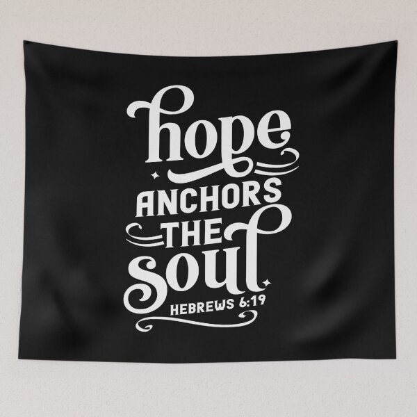 Item preview, Hope Anchors The Soul Bible Verse Hebrews 6:19 designed and sold by Roland1980.