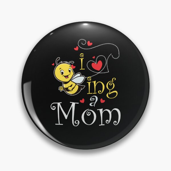 Item preview, I love Bee ing a Mommy New mom shirt designed and sold by StreetArtPro.