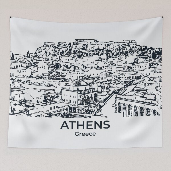 Item preview, Athens - Greece designed and sold by Lakeric Cityscapes.