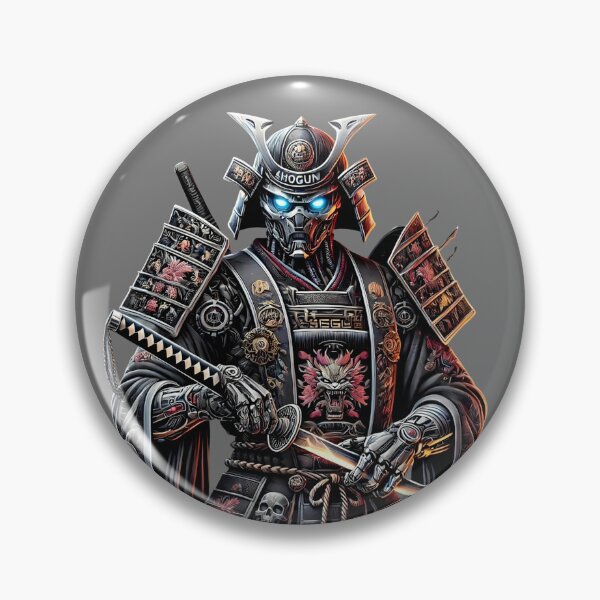 Item preview, Cyber Shogun Rockbot – The Ultimate Warrior of Power and Rebellion - Model 6 designed and sold by NeonBot_Shop.