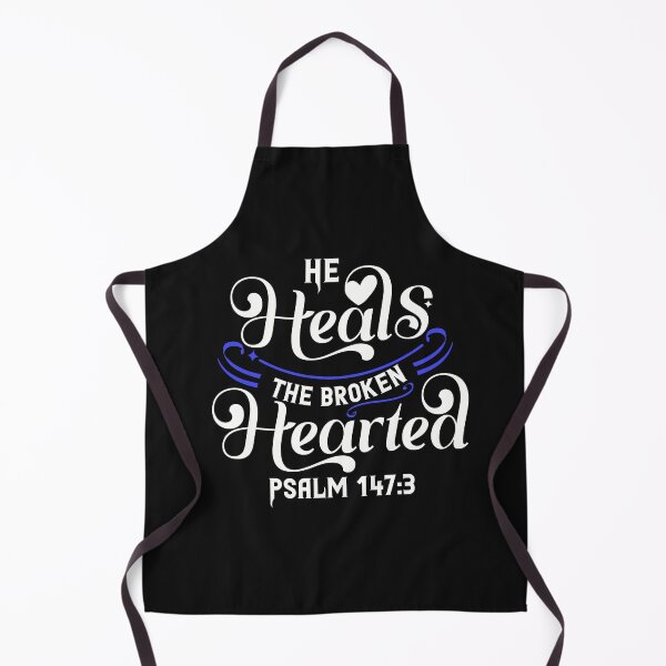 Item preview, He Heals The Broken Hearted Bible Verse Psalms 147:3 designed and sold by Roland1980.