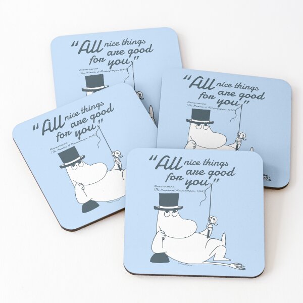 Item preview, Moomin Nice Things Memoirs Of Moominpappa Mominmamma Quote designed and sold by MoominStore.