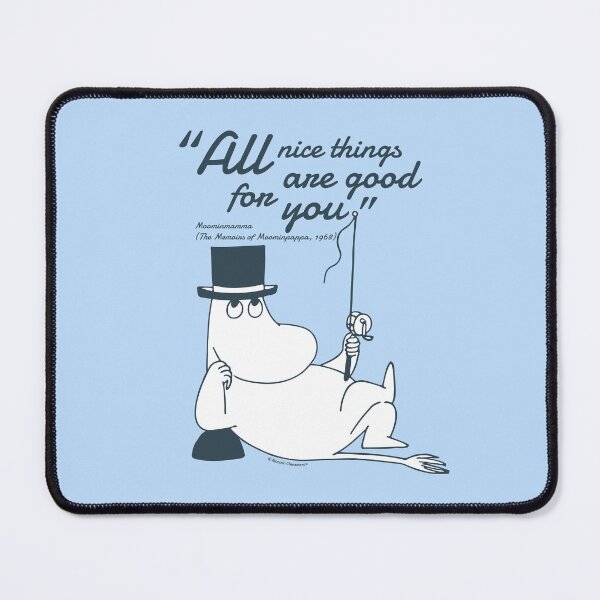 Item preview, Moomin Nice Things Memoirs Of Moominpappa Mominmamma Quote designed and sold by MoominStore.