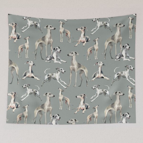 Item preview, Greyhound Dog Wippets and Lurcher Dogs  designed and sold by Milatoo.