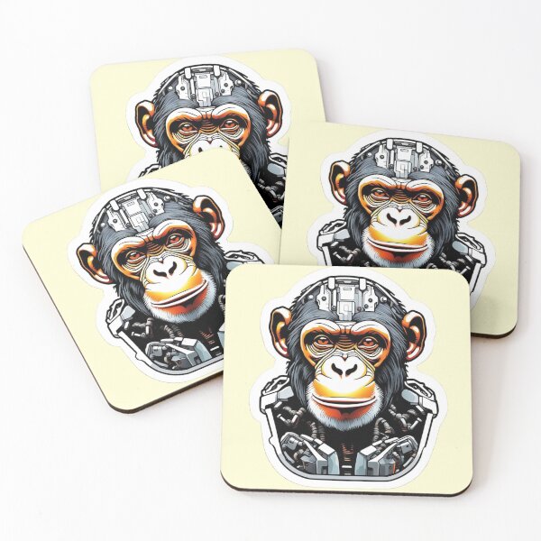 Item preview, Electric Chimp #2 of 4 designed and sold by HauntedOpera.