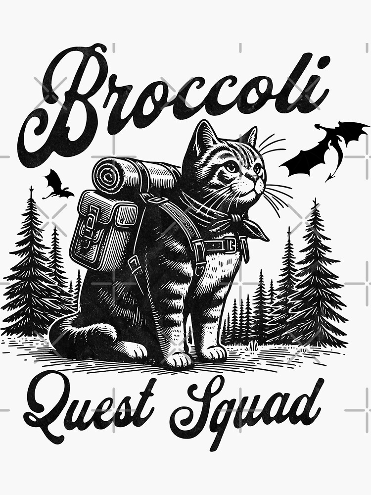 Imagen 3 de 3, Pegatina con la obra Tormenta de ónice, Gato del escuadrón Broccoli Quest, Cuarta ala, Escuadrón Ridoc, Dragones Tairn Andarna Jinete de dragón Basgiath War College Regalo literario para lectores, Violet Sorrengail, Literario, diseñada y vendida por Gabriellina.