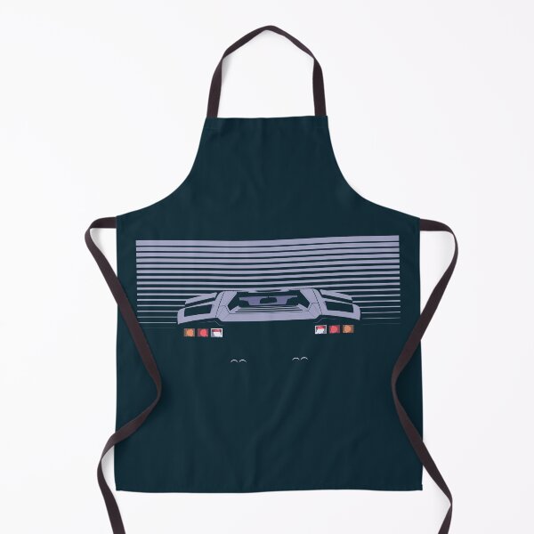 Item preview, Retro Wedge Supercar – Minimalist Vector Art Rear View designed and sold by ApexFibers.