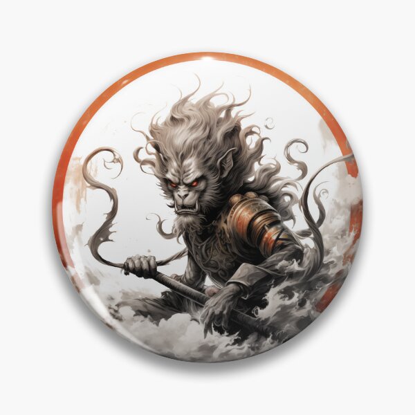 Item preview, Sun Wukong Monkey King Mythical Warrior Design designed and sold by OdinsBigBeard.