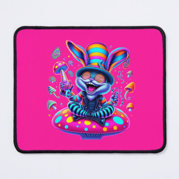 Item preview, Cool Psychedelic Bunny on a Mushroom designed and sold by Shs-Kenya.