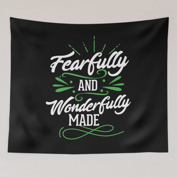 Item preview, Fearfully And Wonderfully Made Bible Verse Psalm 139:14 designed and sold by Roland1980.