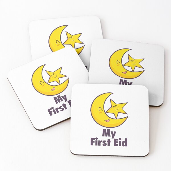 Item preview, "My First Eid / Ramadan 2025 Baby Gift – Cute Crescent Moon & Star Islamic Design" designed and sold by artworkathome.