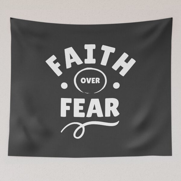 Item preview, Faith Over Fear Bible Verse Psalm 34:4 designed and sold by Roland1980.