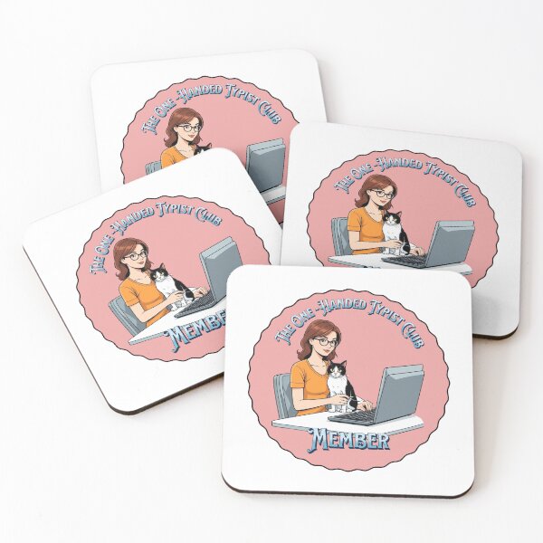 Item preview, The One-Handed Typist Club for Cat Owners! designed and sold by joystreethouse.