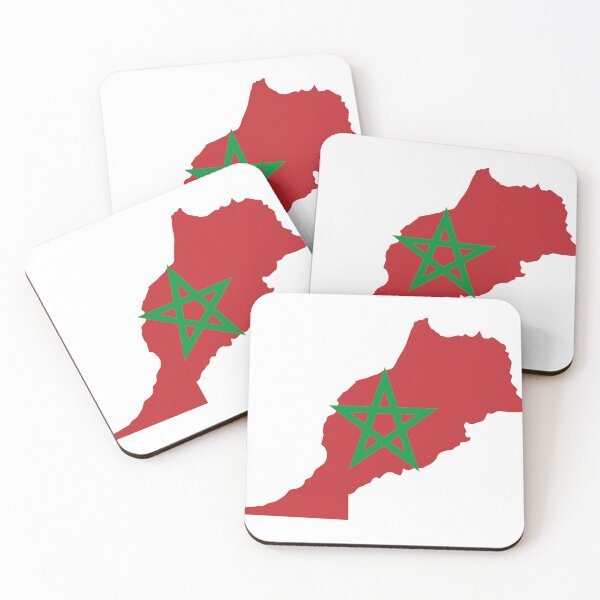 Item preview, Maroko with Green Star - Flag-Inspired Design designed and sold by Adam Krzysztof Wiatr.