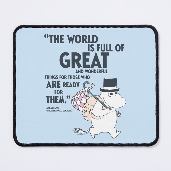 Item preview, Moomin For Those Who Are Ready Moominpappa At Sea Quote designed and sold by MoominStore.