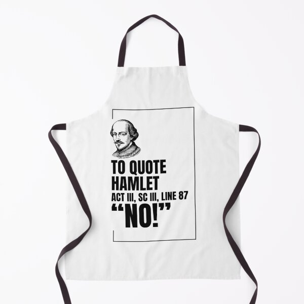 Item preview, Hamlet "No" Quote  designed and sold by Styled Vintage.