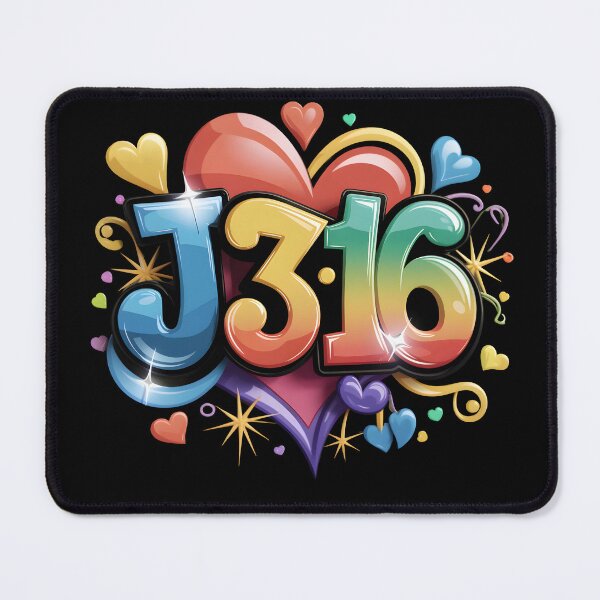 Item preview, John 3:16 designed and sold by Coming Soon Christian Art.