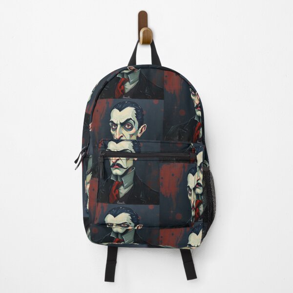 Item preview, Creepy stylized portrait of a old man with a mustache designed and sold by Vintage Designs +.