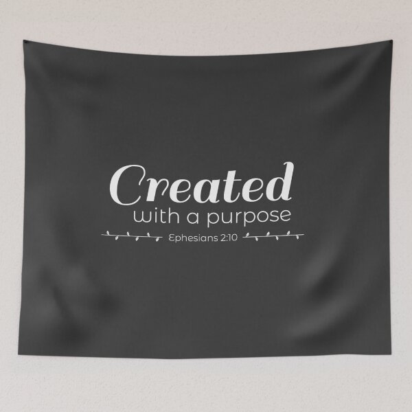 Item preview, Created With A Purpose Verse Ephesians 2:10 designed and sold by Roland1980.